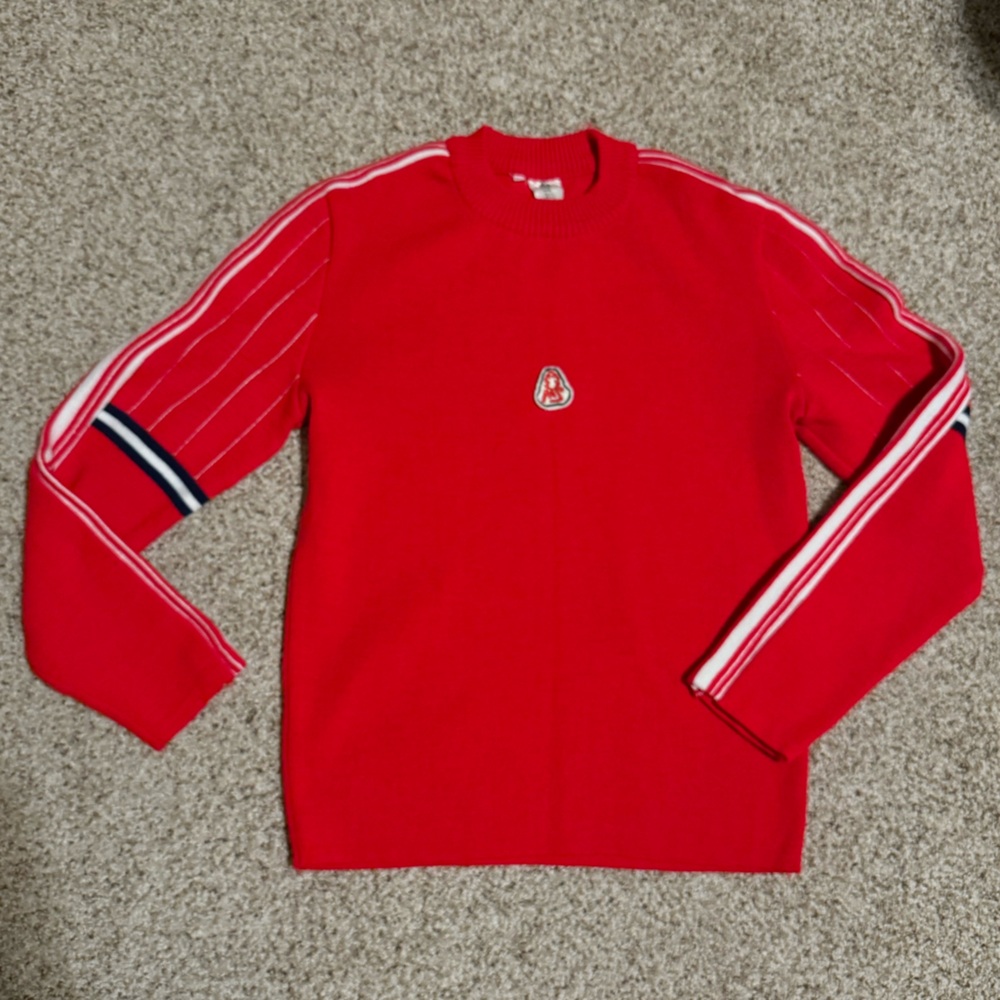 Vintage MUCHNER STRICKMODEN red sweater